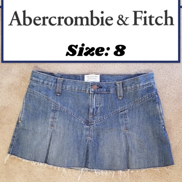 Abercrombie & Fitch Dresses & Skirts - NWOT Raw Hem Pleated Skirt By A&F
